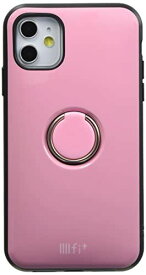 グルマンディーズ IIIIfit (ring) iPhone11/XR(6.1インチ)対応ケース ピンク IFT-55PK