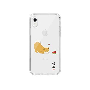 abbi FRIENDS iPhone XR �P�[�X ���΂����� �N���A�P�[�X �X�C�J(�A�r�B�t�����Y)6.1�C���` �A�C�t�H�� �J�o�[ �t�����Y�q�� ���C�����X�[�d�Ή� ABF14575i61