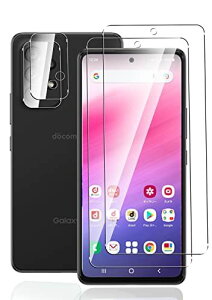 Sungale Galaxy A53 5G SCG15 SC-53C対応 ガラスフィルム + カメラフィルム「4枚セット」日本旭硝子素材Galaxy A53 5G用ガラスフィルム +Galaxy A53 5G ...