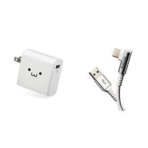 �yA-C L���P�[�u���Z�b�g�z �G���R�� USB �R���Z���g �[�d�� 18W USB-A×1 �y iPhone (iPhone13�V���[�Y�Ή�) / Android/�^�u���b�g �Ή� �z QuickCharge3.0�Ή� �z���C�g�t�F�C�X �y�P�[�u���Z�b�g�z Type-C