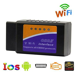 OBD2�����Ԍ̏�f�f�@ OBD2�̏�f�f �G���W���̏�f�f Wifi�������^ ���Ԏ�ɓK�p ��ECU�����A�v���Ń`�F�b�N IOS/Android/Windows (��, Wi-Fi)