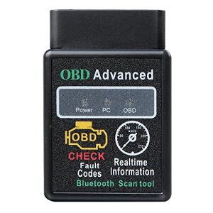 EONON OBDII �����Ԍ̏�f�f�@ Bluetooth�ڑ��Ή� OBD2�̏�f�f�@ OBD2�R�[�h�X�L���i�[ �ԗp�̏�f�f�@ �����Ԑf�f�c�[�� �����^ ���Ԏ�ɓK�p (V0056)