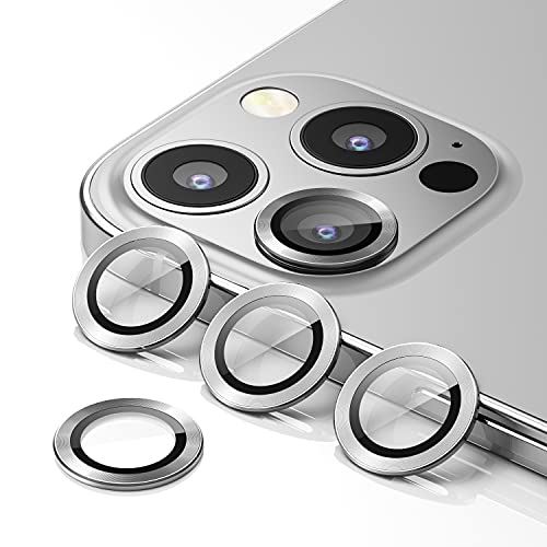 WSKEN iPhone 13 Pro Max(6.7インチ)  iPhone 13 Pro(6.1インチ)カメラレンズプロテクター 傷防止 HD強化ガラス メタルカメラスクリーンプロテクター 耐衝撃カバーフィルム