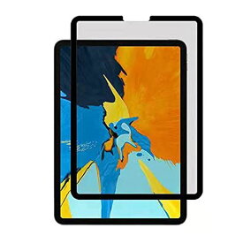 【アンチグレア】【最先端PMMA複合素材】iPad Pro 12.9 2020 2018 アンチグレア保護フィルム 隅浮き防止 取扱簡単 気泡レス 極薄 指紋対策 高光沢 キズ修復 アンチグレア液晶保護フィルム ブラック