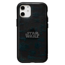 グルマンディーズ STAR WARS/IIIIfit Clear iPhone12 mini(5.4インチ)対応ケース LOGO STW-134A ブラック