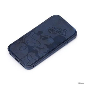 iPhone 12/12 Pro・12mini・SE(第2世代)/8/7/6s/6用 ガラスフリップケース (iPhoneSE(第2世代)/8/7/6s/6, ミッキーマウス)