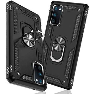 TMUJWS Samsung Galaxy S20 P[X O ϏՌ Ռz h~ Sʕی Jی X^ht TPU+PCop[ wh~΍ d\ 360x] ho TX S20 ... ubN