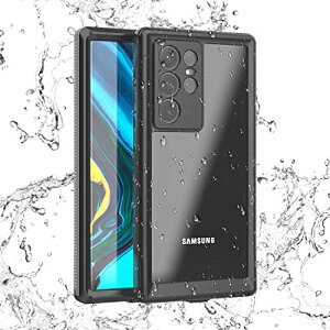 Samsung Galaxy S22 Ultra 5G �h���P�[�X 6.8�C���` JOMA-E Shop �ČRMIL�K�i�擾 Qi�[�d�Ή� �O�w�\�� �M�����N�V�[ SCG14 �J�o�[ �h�o �h�� �h�����x��IP68 �l�C ... �u���b�N