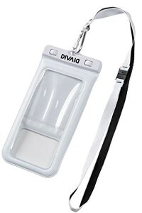 DIVAID ���C�h�T�C�Y �h���P�[�X �X�}�z�p iPhone �h�o IP68 �t���[�e�B���O [�z���C�g]