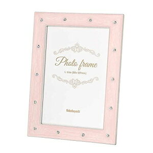ナカバヤシ フォトフレーム 写真立て(合金) シンプル L判 F-TA-108-L-P ピンク