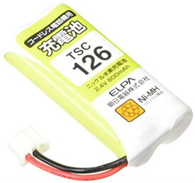 ELPA エルパ 朝日電器 電話機用充電池 TSC-126