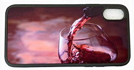 株式会社GLOW iPhone Xオリジナルケース ワイン 強化ガラス&タッチペン付き 369-03-02