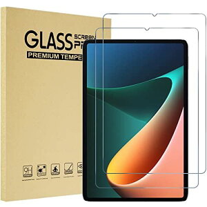 [2��] ProCase Xiaomi Pad 5 / Pad 5 Pro 11 2021 �����K���X ��ʕی�t�B���� �\��H��t�� ���� �ώw�� ������h�~ �����^ ��HD�����x