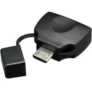GREEN HOUSE au-microUSB�ϊ��A�_�v�^ �u���b�N GH-AU-MBK
