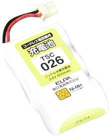 ELPA エルパ 朝日電器 電話機用充電池 TSC-026