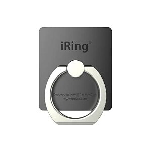 iRing Premium �I�[�N�X �X�}�z�O���b�v �X�^���h �݂艺���t�b�N�t�� �O���C �X�}�z �^�u���b�g�p �����h�~ UMS-IR01HKGR