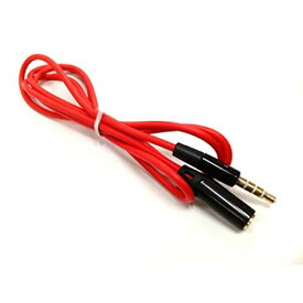 3.5mm Stereo Audio Cable Extension Audio Cord Standard Headphone Cable,red