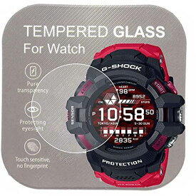 [2枚入り]腕時計G-SQUAD GSW-H1000 用9H強化ガラスフィルム透明度 傷を防ぎ耐久性あり手入れしやすい 液晶保護フィルム 2.5Dカーブ
