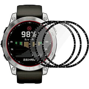 Miimall�y3���Z�b�g�z�Ή�Garmin Fenix 7 �t�B���� PMMA+PC���� �C�A�h�~ �w��h�~ �Ռ��z�� ������ �K�[�~�� Fenix 7�ی�t�B���� ���ˌy�� �ȒP�\�t