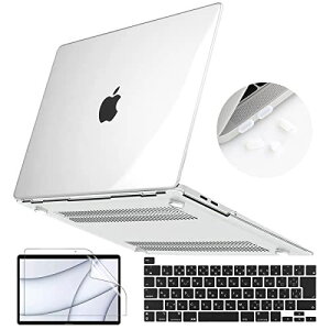 Teryeefi MacBook Pro 13 インチ ケース 2022 2021 2020 対応(モデル:A2338 M2 M1/A2251/A2289)|%%%| 軽量 排気口 2020-2022 Pro 13インチ (A2251/A2289/A2338 M1/M2) クリア