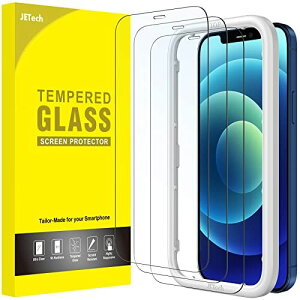 JEDirect iPhone 12/12 Pro(6.1C`p) SʕیtB KXtB KChgt P[XɊȂ HDNA 3Zbg