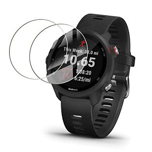 Garmin Forerunner 245 �t�B���� �����K���X �t���ی�t�B���� ����0.33mm 2.5D �d�x9H �C�A�[�� �ϏՌ� ������ ���ϋv �ώw�� ���{���Ɏq�f�ލ̗p ��U�h�~�����ی�t�B���� ... 2�� Garmin Forerunner 245