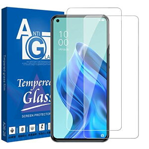 【2枚セット】OPPO Reno5 A 用 ガラスフィルム 高透過率/日本旭硝子製/硬度9H Reno5 A 強化ガラス 全面フィルム ...
