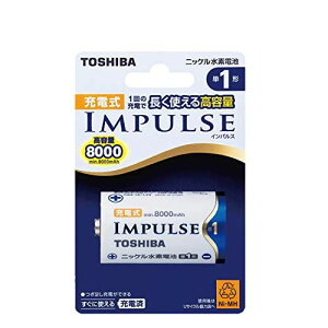 TOSHIBA jbPfdr [dIMPULSE eʃ^Cv P1`[dr(min.8,000mAh) 1{ TNH-1A 1)P1`1{yg鍂e8000mAhE[dIMPULSEz Pi