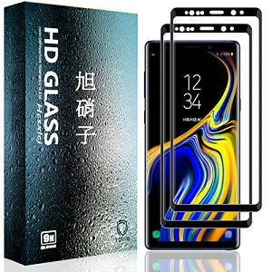 �y2���Z�b�g�zFor Galaxy Note9 SC-01L SCV40 �K���X�t�B���� For �M�����N�V�[Note9 �t�B���� �����K���X �ی�t�B���� �d�x9H �C�A�[�� ��U�h�~ �����x �����ߗ� �Ռ��z�� ...