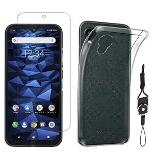 �y1���K���X�t�B���� + 1��TPU�\�t�g�V�F��+�g�уX�g���b�v �t���z���Z�� KYOCERA DIGNO BX2 A101KC �K���X�t�B���� A101KC �t�B���� DIGNO BX2 �Ή� �t���ی�t�B���� �h�w�� ... ����