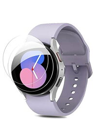 Sungale Galaxy watch5 44mm対応 ガラスフィルム「2枚」日本旭硝子素材 Galaxy watch5 44mm用 保護フィルム 硬度9H 気泡ゼロ 指紋防止 飛散防止 高感度