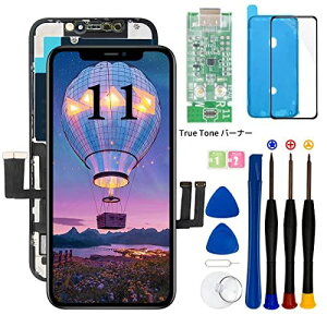 OFFOF iPhone 11 tgpl tpl LCD ʌ? ʏC tTure Tone߂̃c[^ +یtB+hV[ti 6.1C`j
