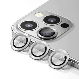 iPhone13 Pro/iPhone13 ProMax用 カメラ レンズ保護フィルム iPhone13 Pro/iPhone13 ProMax用カメラフィルム ケースに干渉しない アルミ合金+ガラス素材 耐衝撃 防塵 ...
