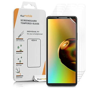kwmobile 6x tB Ή: Sony Xperia 10 IV - fBXvCیtB F XN[veN^[