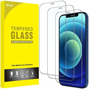 JEDirect iPhone 12/12 Pro (6.1C`p) SʕیtB 9HKXtB P[XɊȂ HDNA 3Zbg