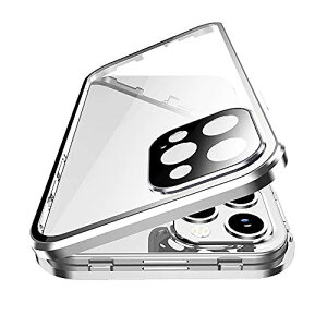 bNt iPhone14 Pro P[X OʃJo[ Jی KXtBt }Olbg ACtH14 Pro ʃP[X 360 KXP[X A~ op[  NA (iPhone14Pro,