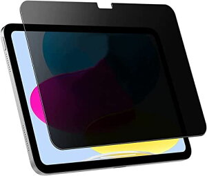 【360°覗き見防止】iPad 第10世代 2022 覗き見防止ガラスフィルム プライバシーフィルター強化ガラス保護フィルム 前後左右4方向360°あらゆるの方向で全面覗き見防止 日本製素材旭硝子製 超薄