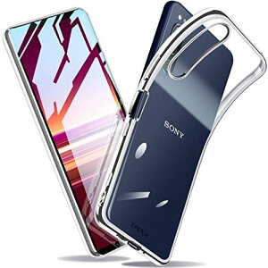 SONY Xperia 5 �P�[�X �N���A �y�� �ϏՌ� TPU �o���p�[ �ČRMIL�K�i�擾 SO-01M SOV41 �J�o�[ �ɔ� ���ςȂ� �X�g���b�v�z�[���t �i�V���o�[�j
