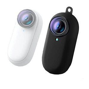 Darkhorse Insta 360 GO 2 Ή یP[X/VRP[Xh [P[X hUX[uP[X X|[cANV JANZT[ For insta360 Go2 - ubN