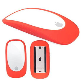 Magic Mouse1およびMagic Mouse2用のシリコンケースMagic Mouseプロテクターマジックマウスアクセサリ (赤)