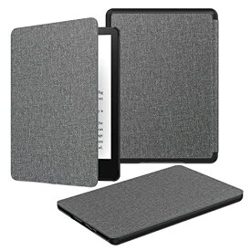 Kindle Paperwhite ケース 2021 Dadanism キンドル paperwhite カバー 第11世代 2021 NEWモデル 軽量 薄型 オートスリープ機能付き スマート 保護カバー 布紋Grey 布紋グレー