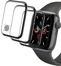 LUVIIZ Apple Watch 対応 保護フィルム Apple Watch 防水保護フィルム 45mm Series 7/Series 8 アップルウォッチ 保護フィルム 高精細 キズ防止 防振 PMMA素材 3D