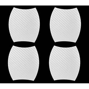 白色 フィアット 500e (1代目)R4.6~/フィアット 500/500C H28.1~/ アバルト 595 H29.2~/フィアット500X H27.10~ に対応 ドアハンドルプロテクター 車 保護フィルム ...