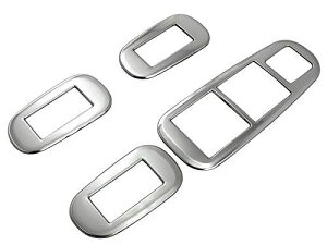 クラウンハイブリッド AWS210 AWS211 超鏡面ステンレスメッキウィンドウスイッチカバー 4PC 【 WIN−SWI−014 】 AWS S210 S211 210 211 クラウン ハイブリッド