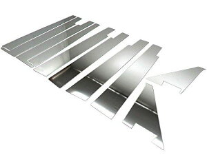 ソリオ MA15S 超鏡面ステンレスメッキピラーパネル バイザー有用 10PC 【 PIL-SIL-236 】 MA MA15 A15 15 15029