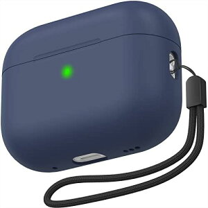 NIUTRENDZ ^ Airpods Pro2 P[X VJQیJo[  LED Sʕی h~ LYh~ ϏՌ ho Airpods Pro 2i2022jp (Airpods Pro Midnight Blue
