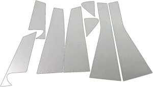 アルファードハイブリッド ATH20W 超鏡面ステンレスメッキピラーパネル 8PC バイザー無用 【 PIL−SIL−095 】 ATH ATH20 H20 20 アルファード アルフアード ハイブリッド ...