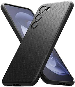 【Ringke】Galaxy S23 Plus ケース ストラップホール付き 砂艶消しの質感 ほこりが付かない 滑り止め TPUケース 落下防止 耐衝撃 カバー 柔軟 Qi 充電 - Onyx (ブラック Black)