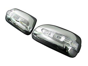 アイシス 10 11 15 LEDメッキドアミラーカバー LED黄&青 【 MIR-SID-157 】 ZGM10G ZGM11G ZGM15G ZGM10W ZGM11W ZGM15W ZGM10