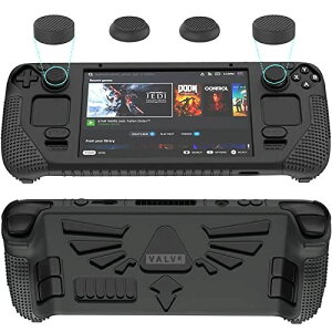 Miimall Steam Deck 2022�p�u�P�[�X�{�e�w�O���b�v�L���b�v�Z�b�g�v�X�`�[���f�b�L2022�P�[�X �V���R�� �J�o�[ �\�t�g �C�菝�h�~ �y�� �h�Ռ� �ی�P�[�X ���b�J�[�L���b�v Steam Deck �u���b�N